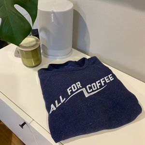 Starbucks Reserve Palmer Cash “All for Coffee” sweatshirt - navy.